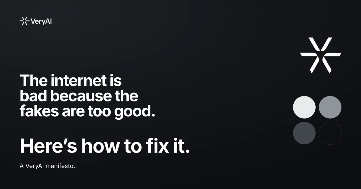 The internet is bad because the fakes are too good. Here’s how to fix it.